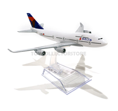 Delta airplane model toy diecast Jet Boeing 747 Passenger plane